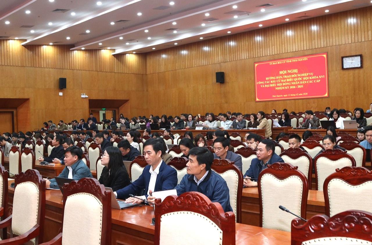 Hội nghị hướng dẫn, trao đổi nghiệp vụ công tác bầu cử đại biểu Quốc hội khóa XVI và đại biểu HĐND các cấp nhiệm kỳ 2026 - 2031